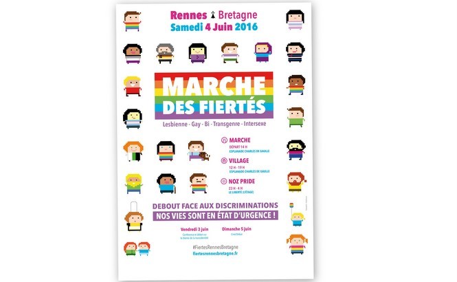 Limage Du Jour Laffiche De La Marche Des Fiert S Lgbti Rennes Bretagne