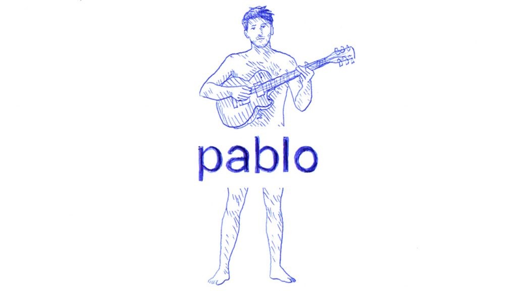 « Les Garçons bleus », découvrez le striptease animé de Pablo et sa guitare
