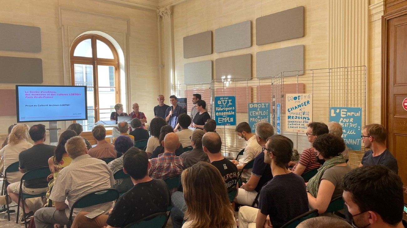 Le Collectif Archives LGBTQI+ présente son projet le 11 juillet 2022 à Paris