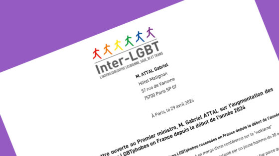 Des associations interpellent Attal sur la hausse des violences LGBTphobes en 2024