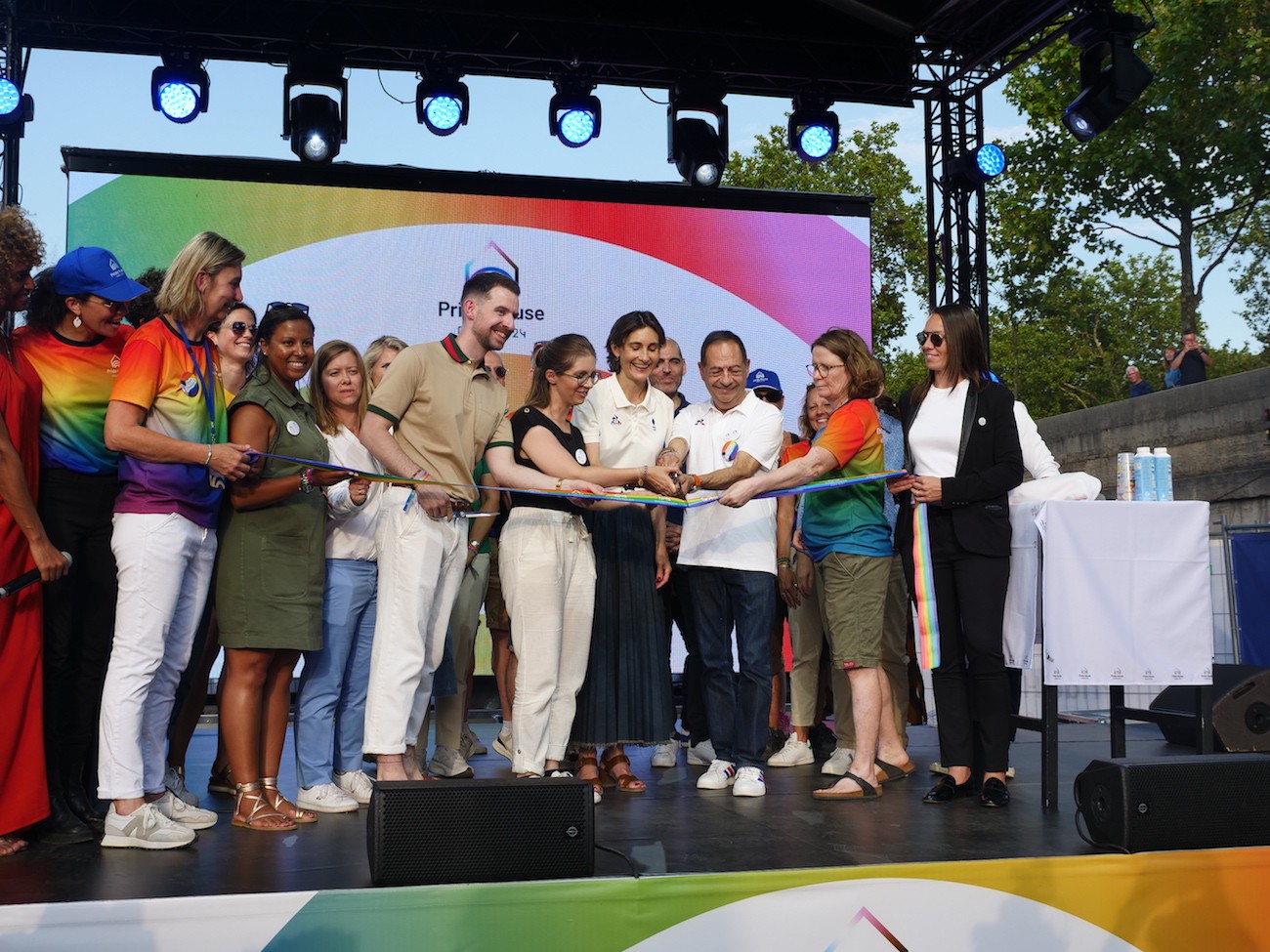 Inauguration de la Pride House JO Paris 2024